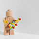 Illustration for article titled Lego Pays Homage To Its Heritage With A Wonderful Wooden Minifig